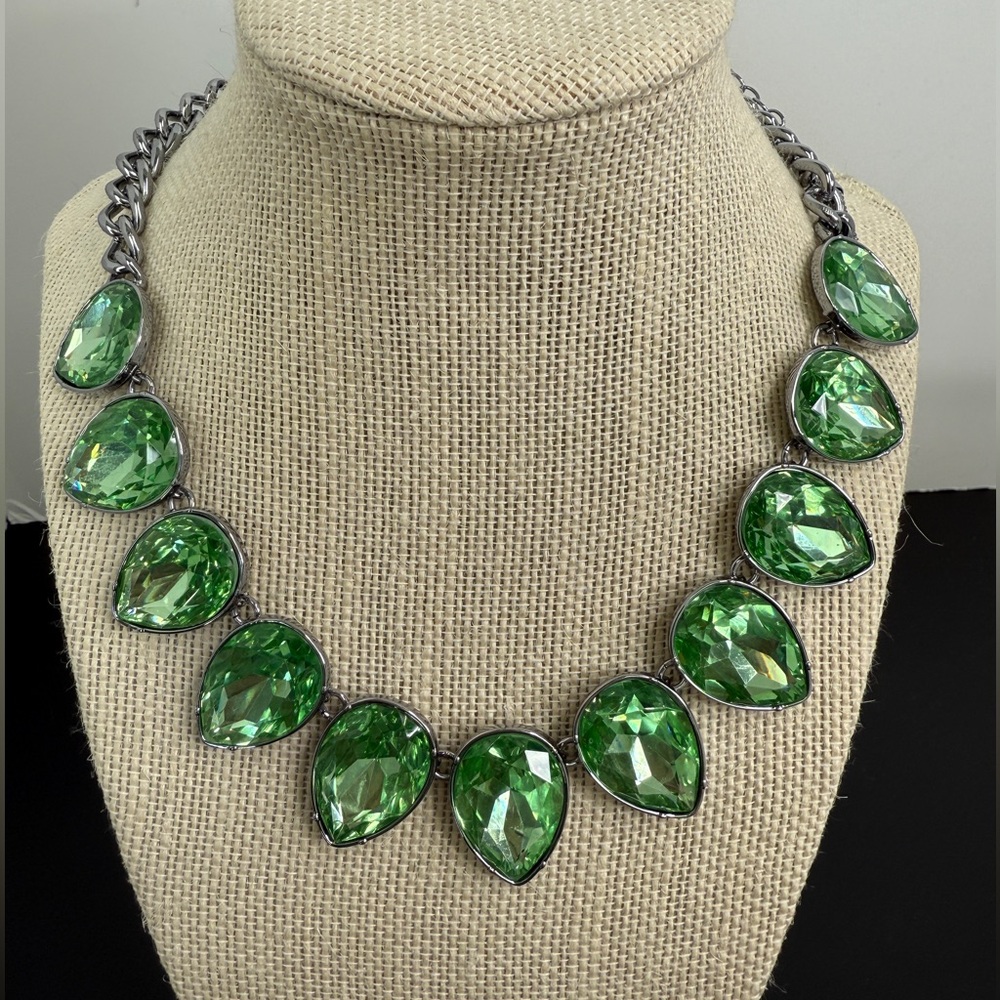 Simply Vera Vera Wang Green Teardrop Necklace